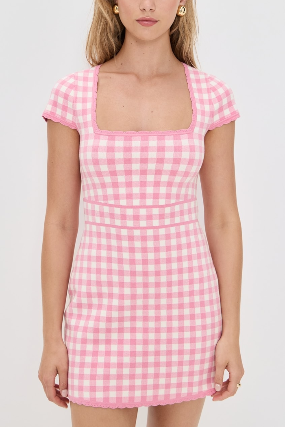 Pink Gingham Mini Dress – LoveShackFancy Kellen Dress