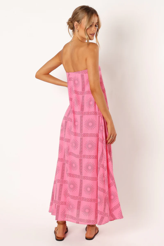 Pink Strapless Maxi Dress – Soph Strapless Maxi Dress