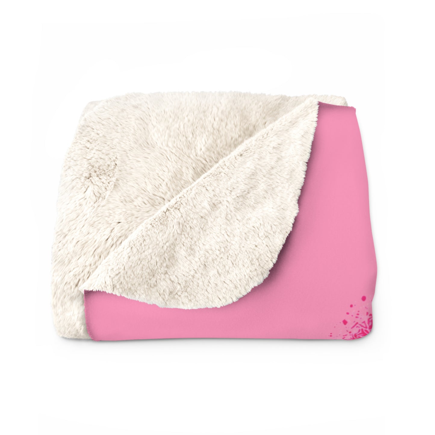 Pink Sheep Sherpa Fleece Blanket – "Pink Sheep of the Family" Cozy Throw for Adults, Teens & Kids