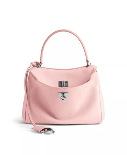 Balenciaga Rodeo Mini Handbag Suede Pink