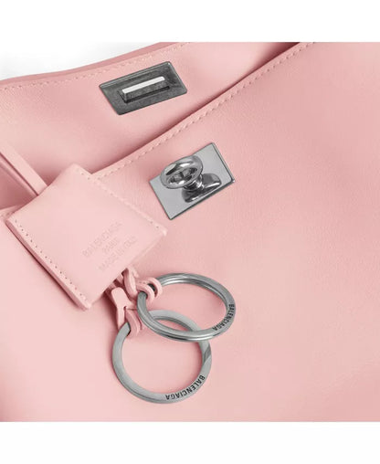 Balenciaga Rodeo Mini Handbag Suede Pink