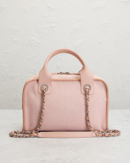 Chanel Deauville Pink Handbag – Pre-Owned Luxury Tote