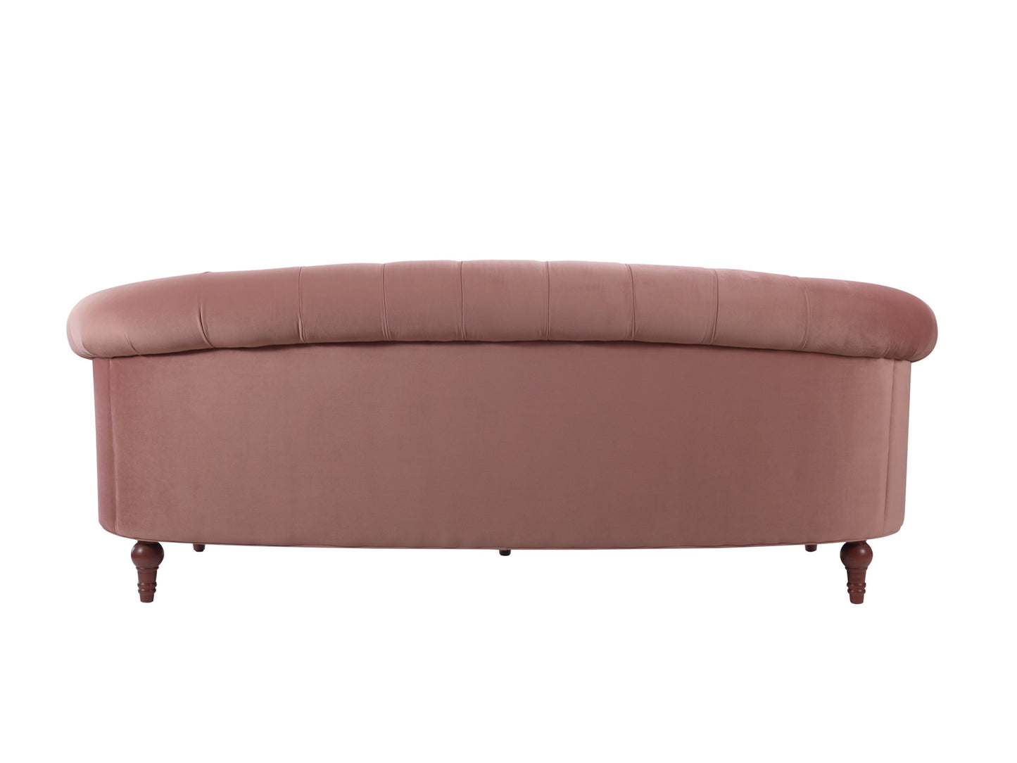 Jennifer Taylor Home La Rosa Chesterfield Sofa in Ash Rose Pink