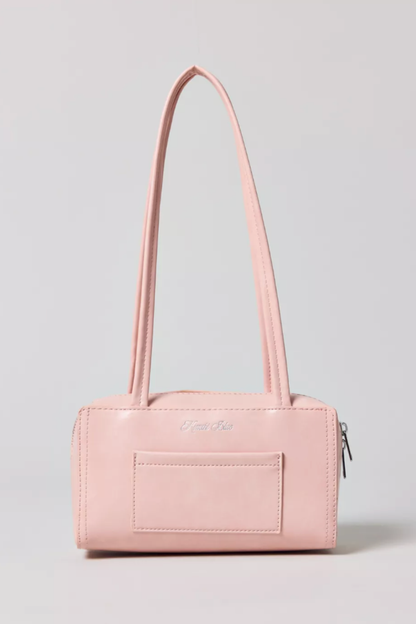 Kimchi Bow Bowler Bag – Pink Mini Shoulder Purse