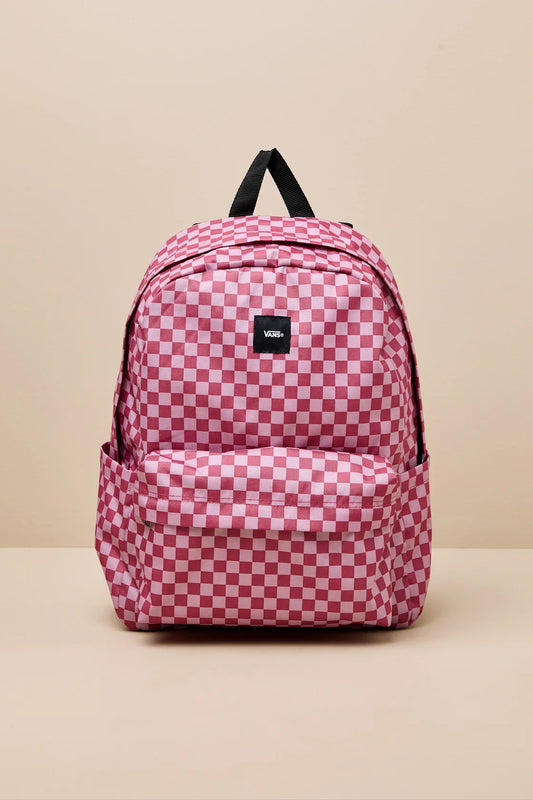 Vans Old Skool Mauvewood Pink Checkered Backpack