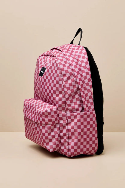 Vans Old Skool Mauvewood Pink Checkered Backpack