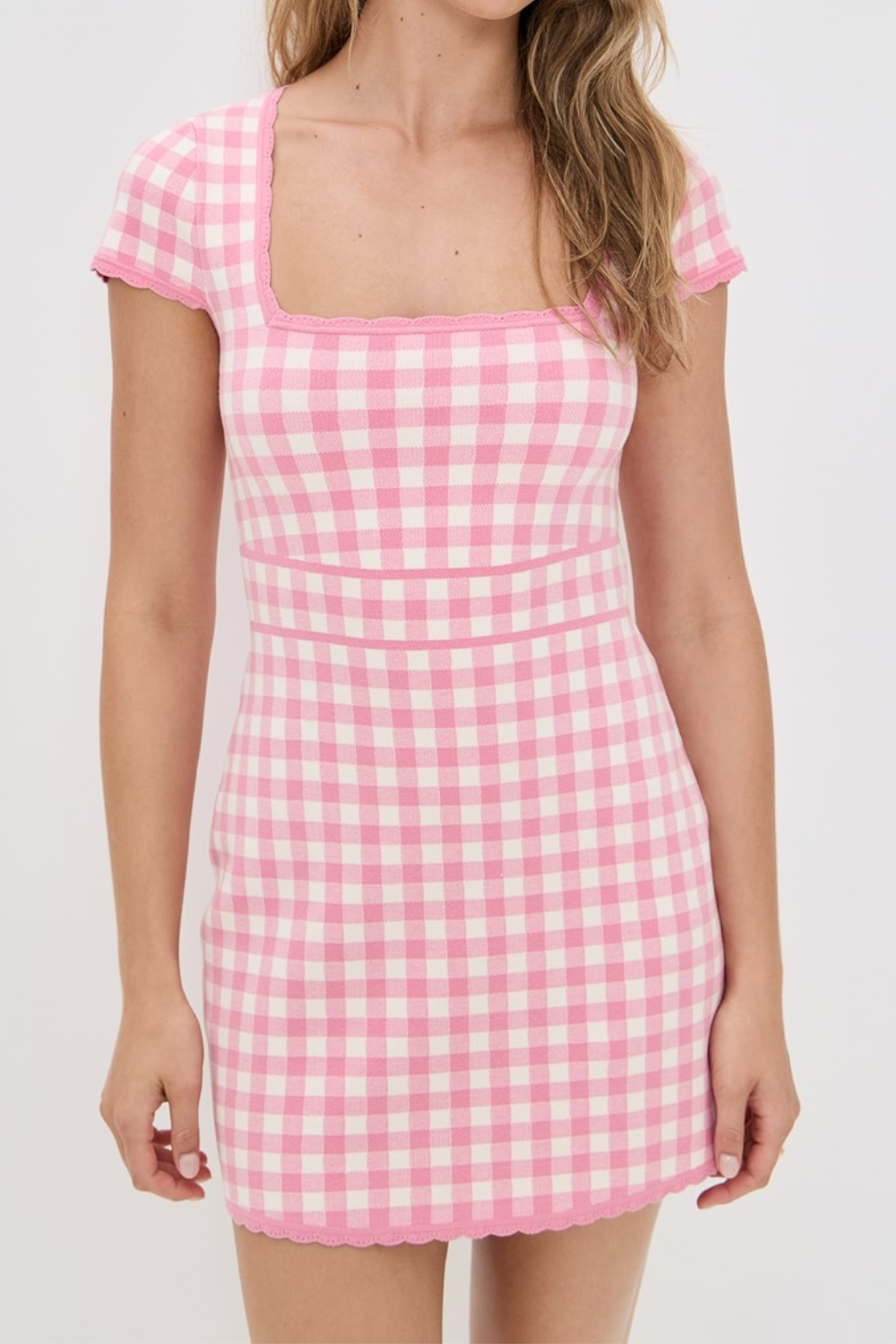 Pink Gingham Mini Dress – LoveShackFancy Kellen Dress