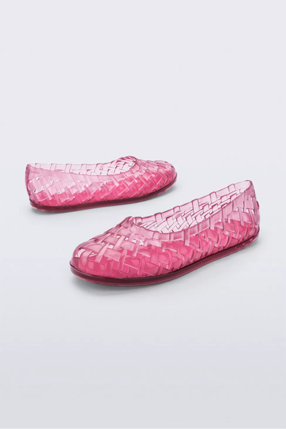 Pink Jelly Ballet Flats – Melissa Possession Ballerina Shoes