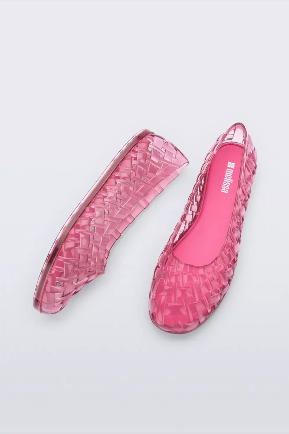 Pink Jelly Ballet Flats – Melissa Possession Ballerina Shoes