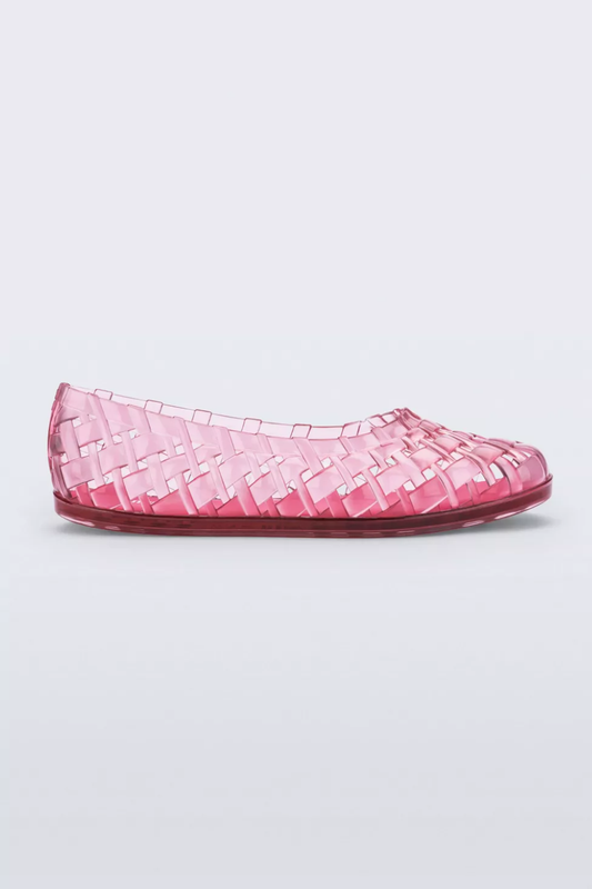 Pink Jelly Ballet Flats – Melissa Possession Ballerina Shoes