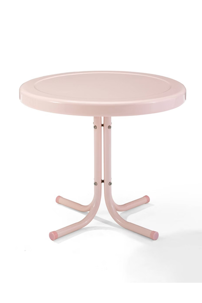 Pink Outdoor Side Table