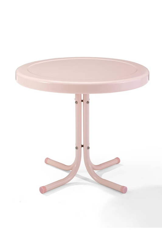 Pink Outdoor Side Table