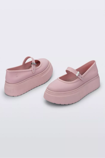Pink Platform Ballet Flats – Melissa Soft Ballerina Shoes