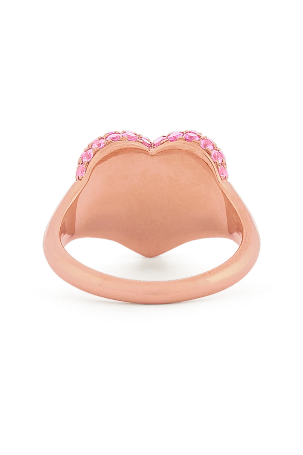 Shane Co. Pink Sapphire Heart Ring