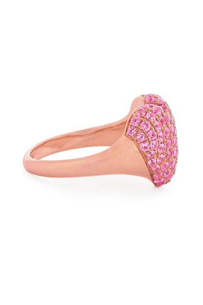 Shane Co. Pink Sapphire Heart Ring